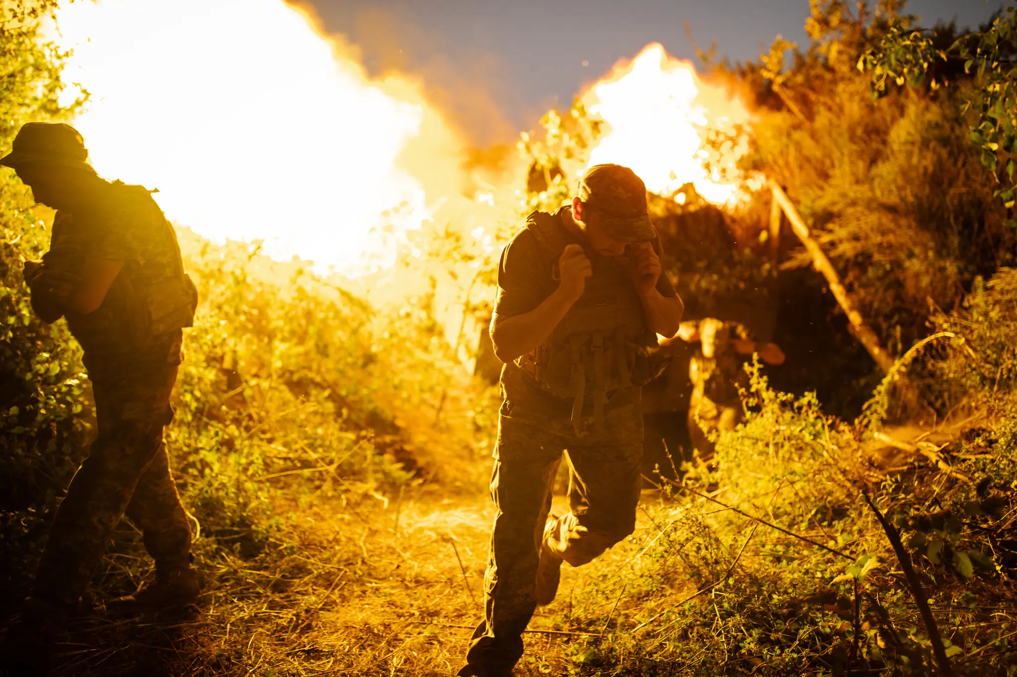 Минулого місяця солдати обстрілювали позиції Росії в Бахмутському районі України